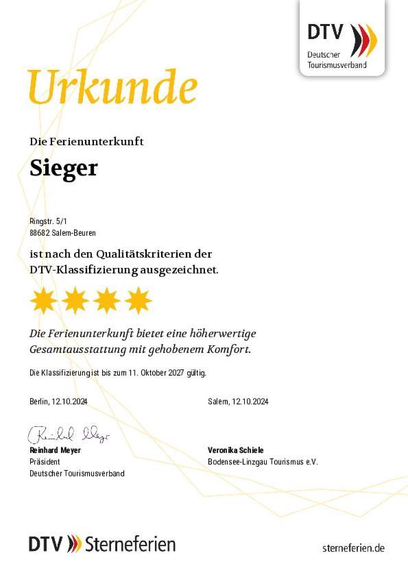 Ferienhaus Sieger Salem  Exterior foto